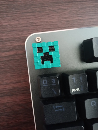 Minecraft Keycap Tecla Personalizada Para Teclado Mecánico