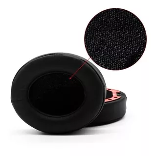 Espumas Almofadas Earpads Compatível Beats Studio 2 E 3 Cor Preto