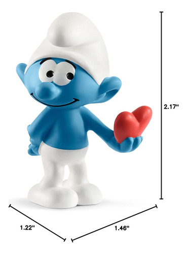 Pitufos Juguetes Retro Figura De Juguete Corazón Niño