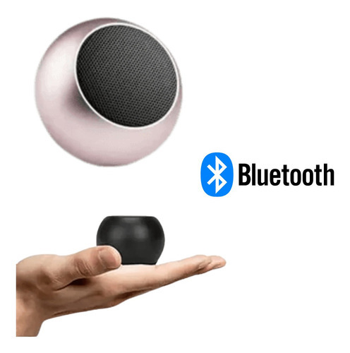 Caixinha Som Bluetooth Tws Metal Mini Speaker Amplificada Cor Caixinha De Som Bluetooth Rosa