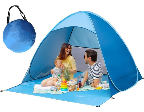 Carpa De Sombra Impermeable Para 2 O 3 Personas En La Playa