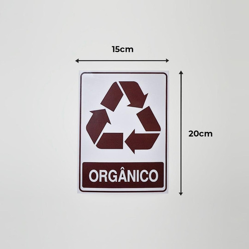 10 Adesivos Para Lixeira Reciclavel Lixo Reciclavel 10 Uni.