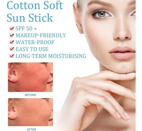 Eelhoe Cotton Soft Sun Stick Spf50+protector Solar