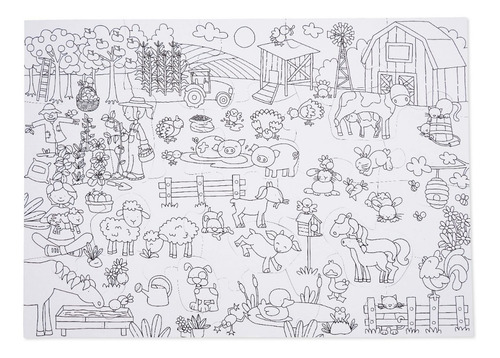 Imagen 4 de 10 de Rompecabezas Puzzle La Granja Didactico Infantil Niño
