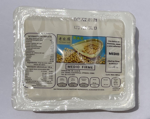 Tofu Medio Firme 480g