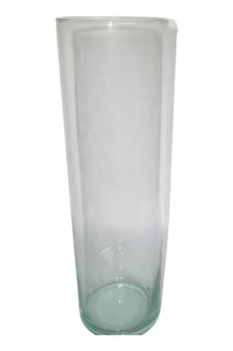 comprar Florero Cilindro Jarrón Vidrio Arreglo 30cm Alto X 15cm Ø