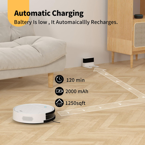 Robot Vacuum Okp Life K5.0 Wi-fi Alexa/app 2100pa Suction