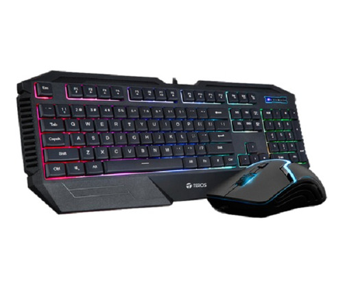 Kit De Teclado Y Mouse Gamer Teros Te-4140