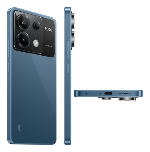 Celular Xiaomi Poco X6 5g 12gb Ram 256gb Rom Blue Azul Acero