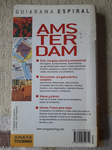 Amsterdam Guiarama Espiral 4 En 1 Holandés P/ Viajar - Anaya (Usado)