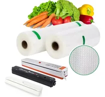 Comprar Rolo Refil Ranhura Seladora Domestica A Vácuo Gofrado 20cmx5
