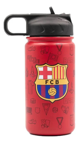 Botella Termo Norday Kids Barcelona Fc Doble Tapa Rojo Barcelona Fc Més Que Una Club