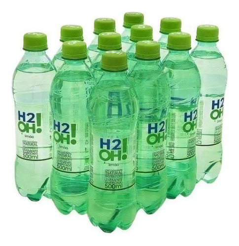 Refrigerante Limão H2o - 500ml - Kit Com 12 Unidades