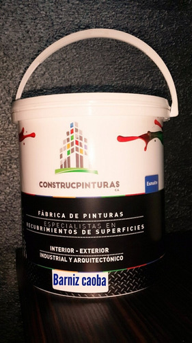 Barniz Sintetico Caoba Para Madera Galon Fabrica
