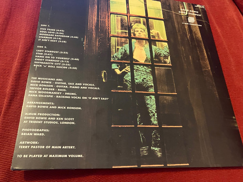 David Bowie Ziggy Stardust 40th Anniversary Con Dvd Y Bonus Remasterizado (Usado)