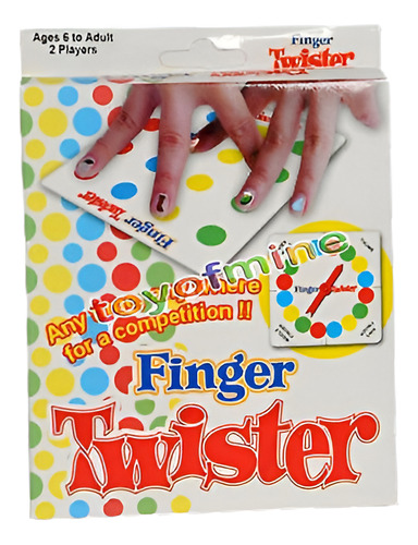 Finger Twister Portátil De Viaje Juego Fiesta Rompehielos Pa