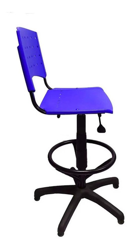 Imagen 4 de 6 de Silla Cajera Indar Pvc Reforzada Neumatica Giratoria