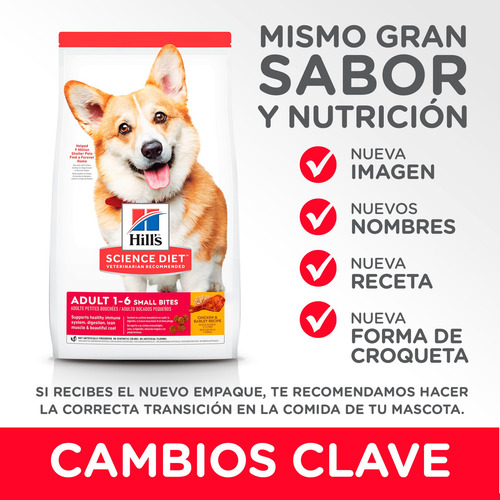Imagen 6 de 11 de Alimento Perro Croquetas Raza Pequeña Sabor Pollo 6.8 Kg Hil