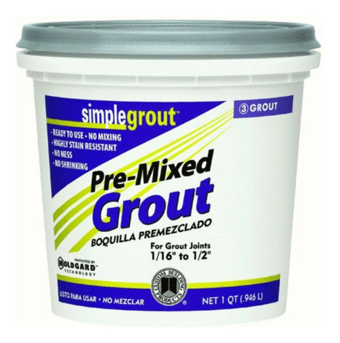 Custom Pmg380qt 1-quart Simple Premium Grout, Haystack