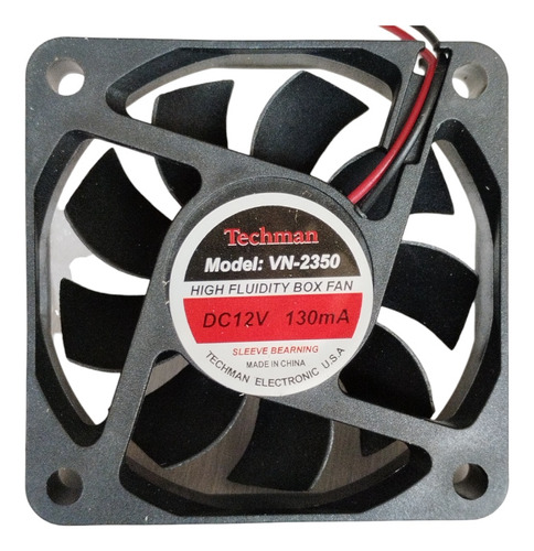 Fan Cooler Ventilador Vn-2350 Vn2350 12v 130mah 6x6x1.5