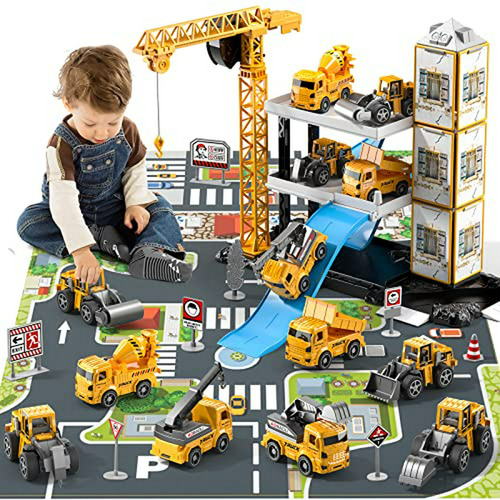 Temi Construction Toys, Tonka Trucks, Toy Vehicle Playset Co