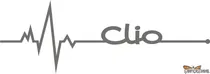 Comprar Calco Clio En Mi Sangre 20 X 7 Cm - Graficastuning 