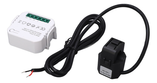 Medidor De Energia Monofásico Preto Preto Wifi Monitor Smart