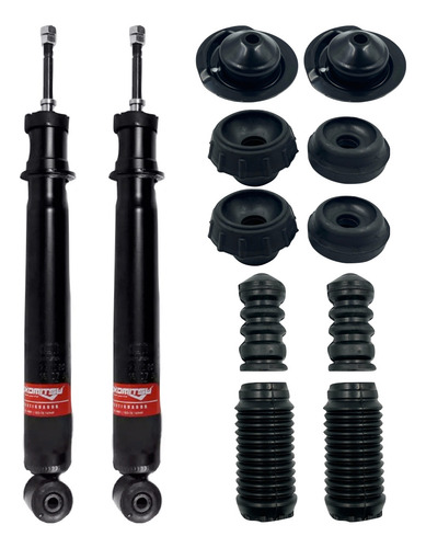 Amortiguadores Tras P/ Pointer 1.8l 1998-2009 C/ Bases Gomas