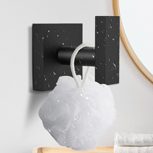 8 Ganchos Mixtos Para Toallas De Baño (4 Piezas Cuadrados 4