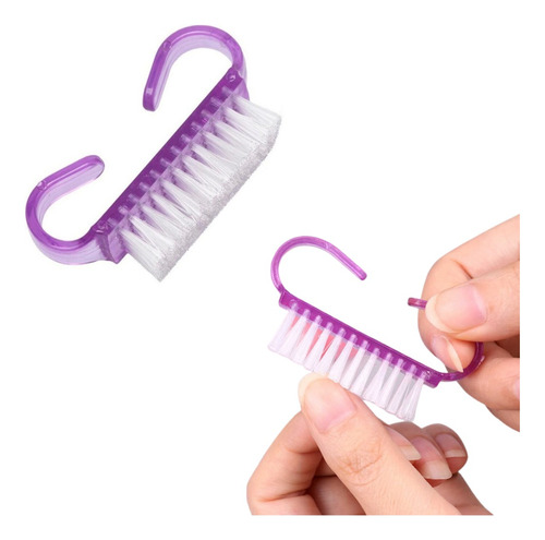 Mini Cepillo Para Uñas Elimina Residuos Paquete Con 2 Piezas