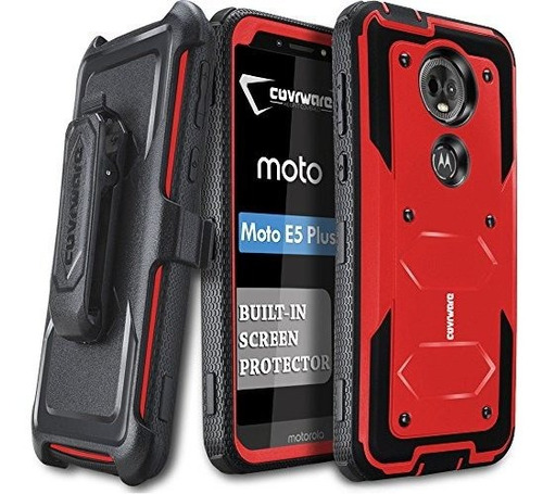 Moto E5 Plus - E5 Supra Case, Covrware Aegis Series Case Con