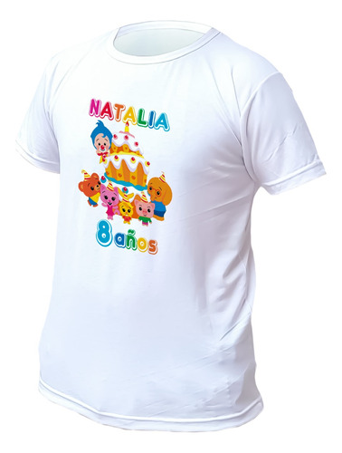 Remeras Temáticas Personalizadas Para Cumpleaños, Personajes