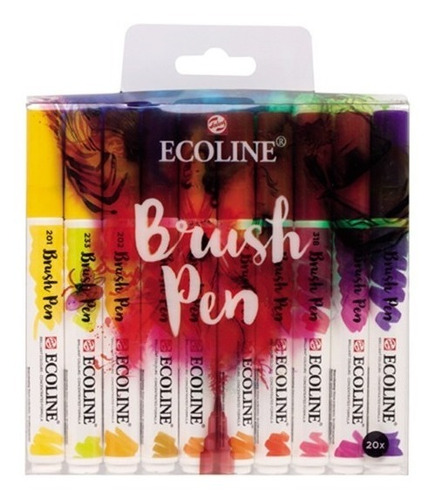 Ecoline Marcador Acuarelable De Tinta Talens X 20