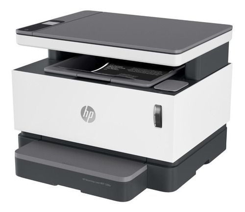 Impressora multifuncional HP Neverstop 1200A 110V - 127V branca e cinza