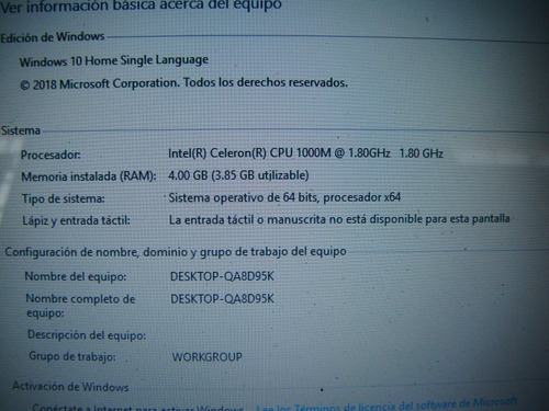 Laptop Lenovo G480 Partes