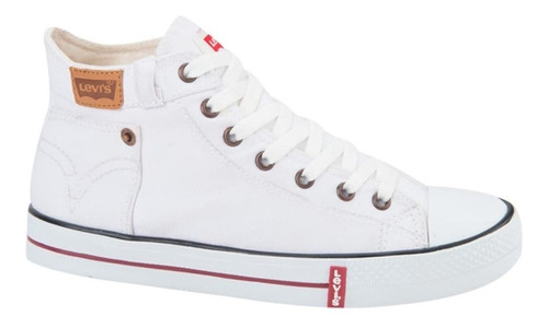 Tenis De Dama Casual  Levi's 0699 Color Blanco