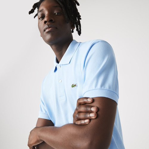 Chomba Hombre Lacoste Polo Classic Fit Manga Corta Celeste