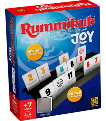 Jogo De Tabuleiro Rummikub Joy Grow 04410