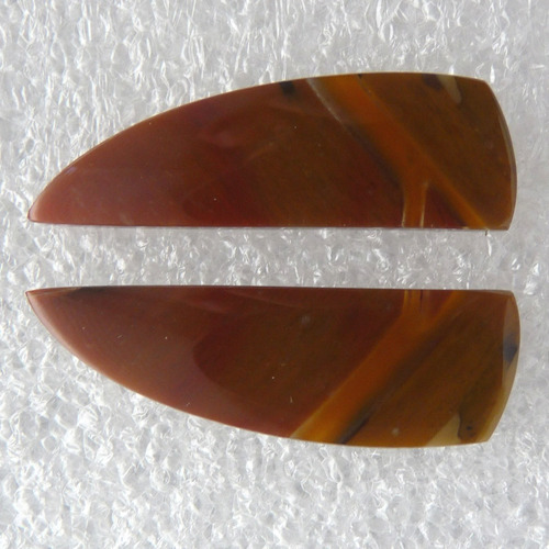 Opala Natural Modelo Vela Oceânica 37x11x3 Mm Par 8057