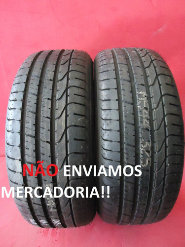 Par Pneu 225 35 Aro 20 Pzero Runflat (Usado)