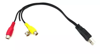 Cable Usb A Rca X3 Audio Y Video Av