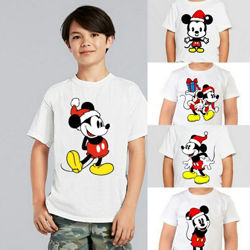 Camisetas Niños Adultos 100% Algodón - Diseños De Navidad