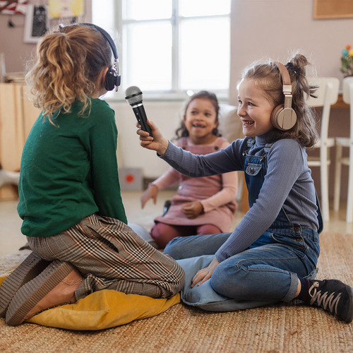 Micrófono Falso De Juguete Para Niños Pequeños, Modelo Stage