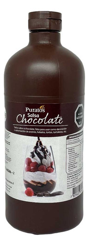 Salsa De Chocolate Puratos 1 Litro.