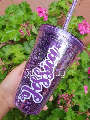 Imagen 1 de 1 de Vaso Glitter 500 Ml