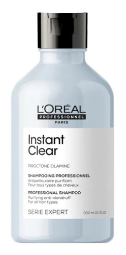 Shampoo Anti Caspa Instant Clear Loreal 300 Ml