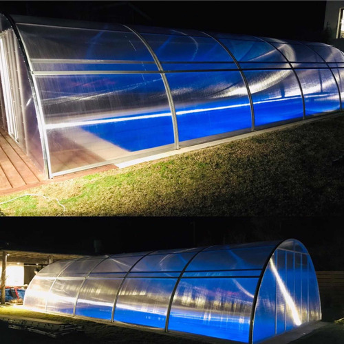 Cerramiento Para Piscina Cúpula Desmontable Aluminio Y Pol