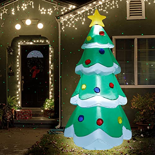 Árbol De Navidad Inflable De 5 Pies Luces Led Fiestas ...