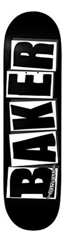 Baker Brand Logo Deck-8.0 - Tabla De Skateboard, Color Blanc