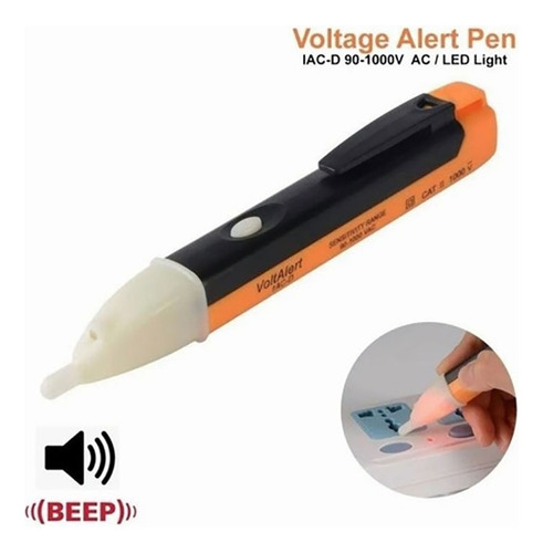 Tester Sensor Detector Lapiz Voltaje 90 - 1000 V Led Light